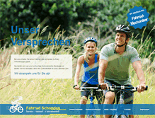 Tablet Screenshot of fahrrad-schondau.de